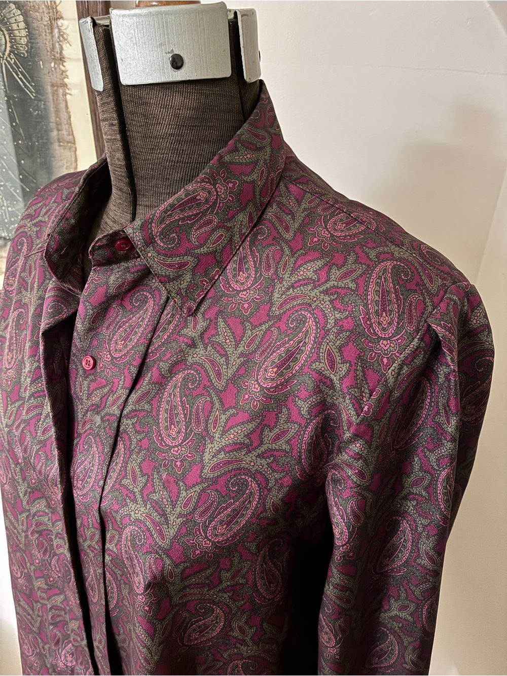 Vintage Country Suburbans Paisley Shirt